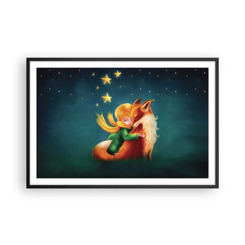 Poster in black frame - Little Prince - 91x61 cm