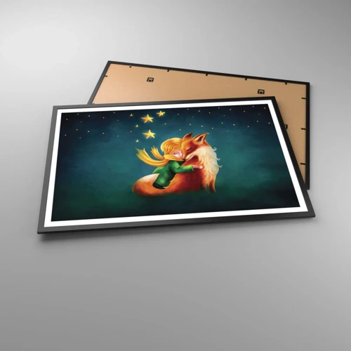 Poster in black frame - Little Prince - 91x61 cm