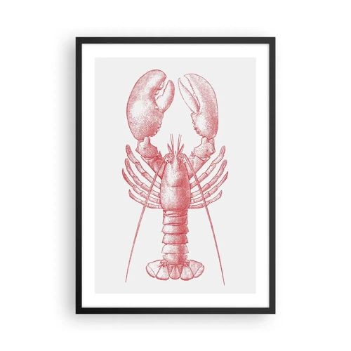 Poster in black frame - Lobster Worthy of a Lobster - 50x70 cm