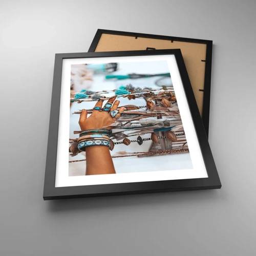 Poster in black frame - Local Treasures - 30x40 cm