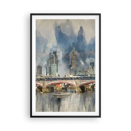 Poster in black frame - London in Its Beauty - 61x91 cm