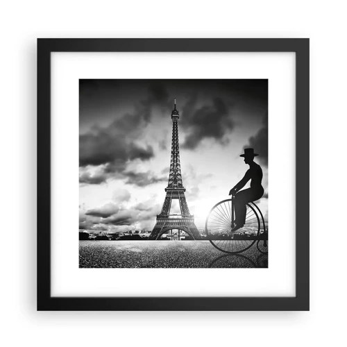 Poster in black frame - Longing for Belle Epoque - 30x30 cm