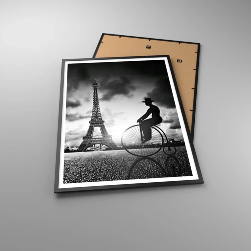 Poster in black frame - Longing for Belle Epoque - 70x100 cm