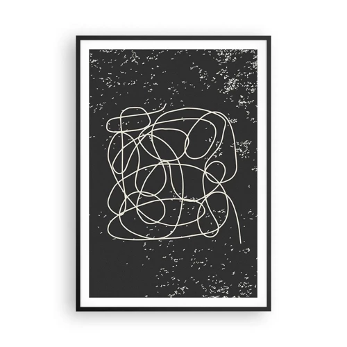 Poster in black frame - Lost Thoughts - 70x100 cm