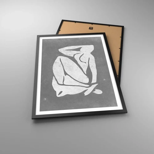 Poster in black frame - Lost in Thoughts - 50x70 cm