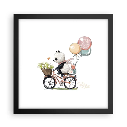 Poster in black frame - Lucky Day - 30x30 cm