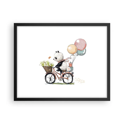 Poster in black frame - Lucky Day - 50x40 cm