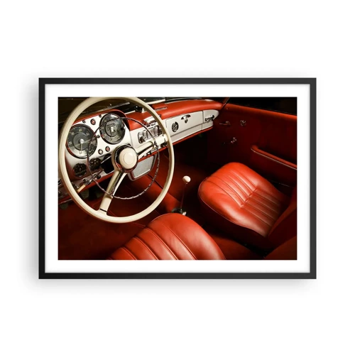 Poster in black frame - Luxury Vintage Style - 70x50 cm