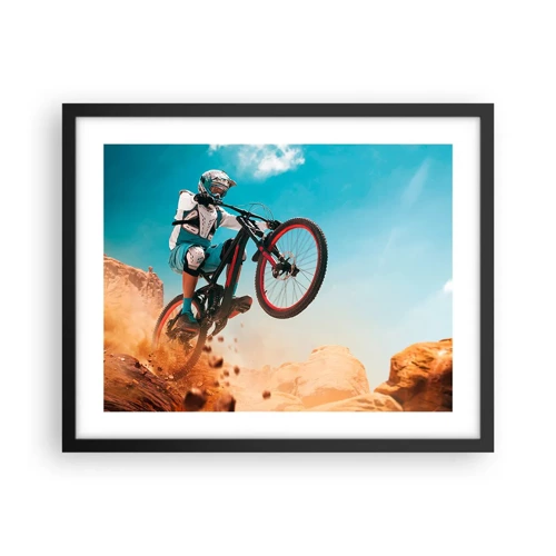 Poster in black frame - Madness on Wheels - 50x40 cm
