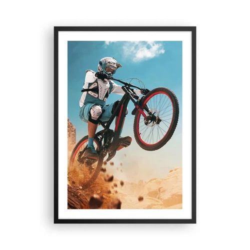 Poster in black frame - Madness on Wheels - 50x70 cm