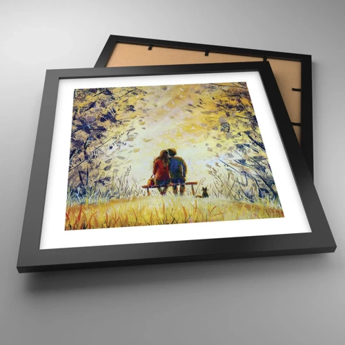 Poster in black frame - Magical Moment - 30x30 cm