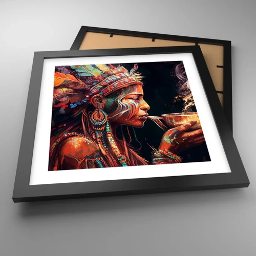 Poster in black frame - Magical Ritual - 30x30 cm