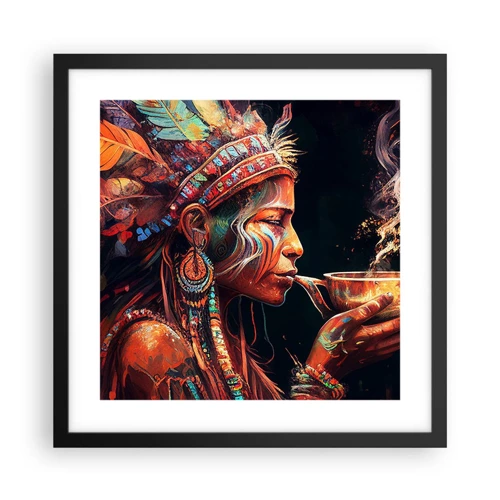 Poster in black frame - Magical Ritual - 40x40 cm