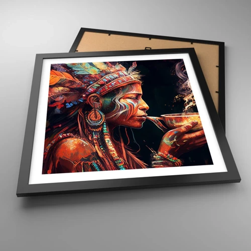 Poster in black frame - Magical Ritual - 40x40 cm