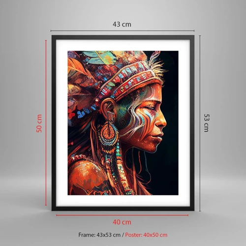 Poster in black frame - Magical Ritual - 40x50 cm