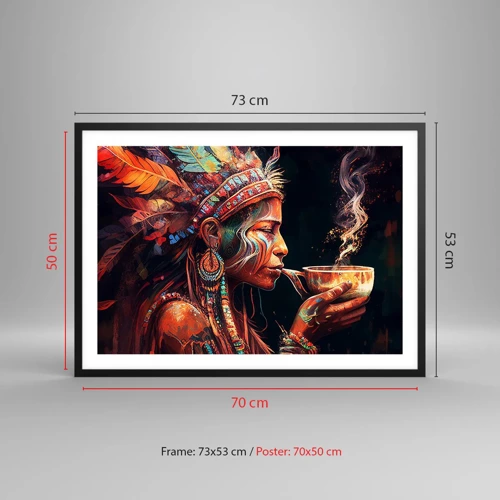 Poster in black frame - Magical Ritual - 70x50 cm