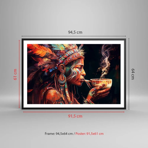 Poster in black frame - Magical Ritual - 91x61 cm