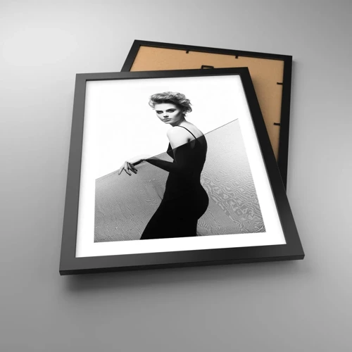 Poster in black frame - Magnetic Look - 30x40 cm