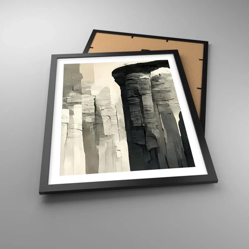 Poster in black frame - Majesty of Antiquity - 40x50 cm