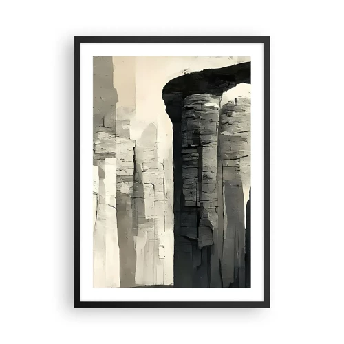 Poster in black frame - Majesty of Antiquity - 50x70 cm