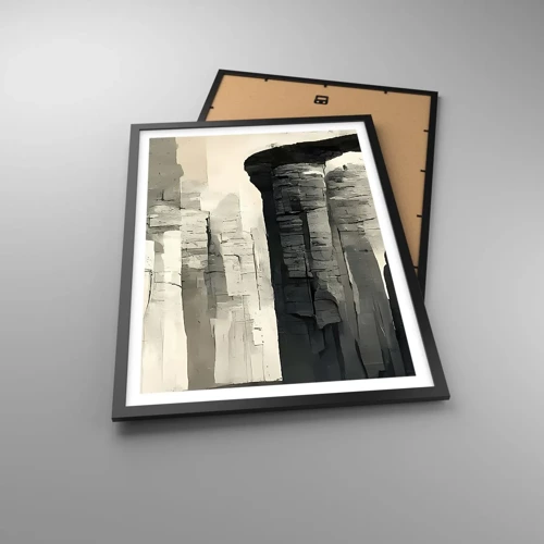 Poster in black frame - Majesty of Antiquity - 50x70 cm