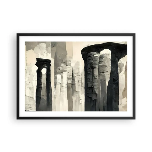 Poster in black frame - Majesty of Antiquity - 70x50 cm