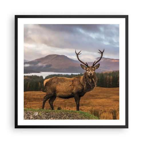 Poster in black frame - Majesty of Nature - 60x60 cm