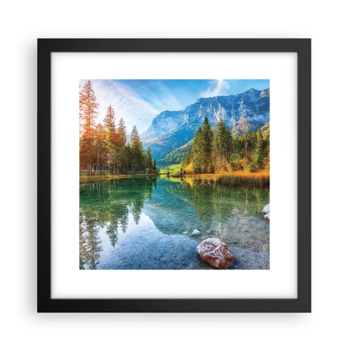 Poster in black frame - Mellow Autumn - 30x30 cm