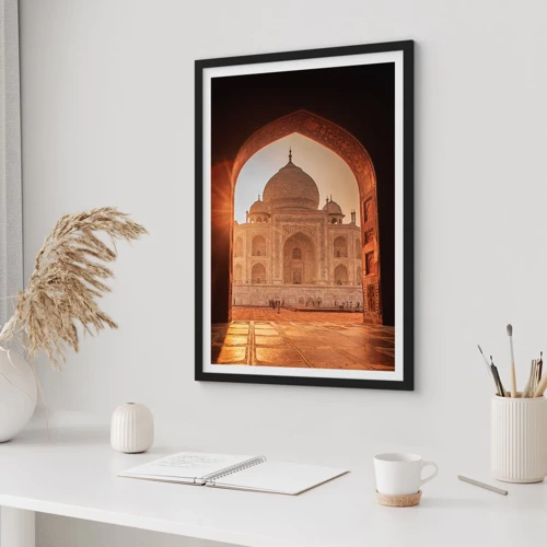 Poster in black frame - Monument of Unearthy Love - 30x40 cm