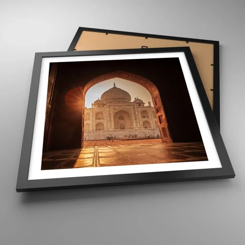 Poster in black frame - Monument of Unearthy Love - 40x40 cm