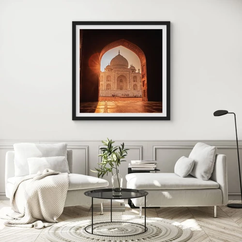 Poster in black frame - Monument of Unearthy Love - 40x40 cm