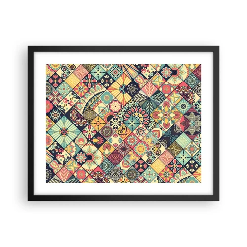 Poster in black frame - Moroccan Style - 50x40 cm