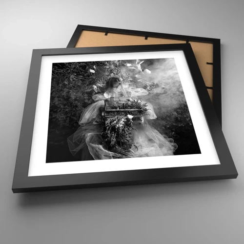 Poster in black frame - Mother Nature - 30x30 cm