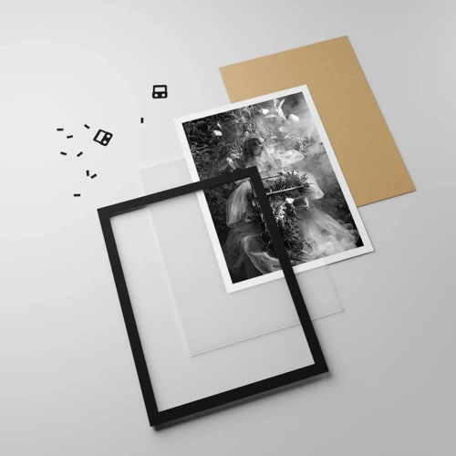 Poster in black frame - Mother Nature - 70x100 cm