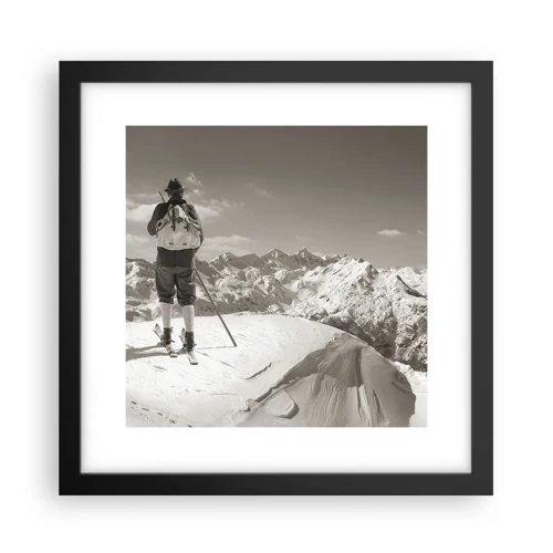 Poster in black frame - Mountains Are the Same - 30x30 cm