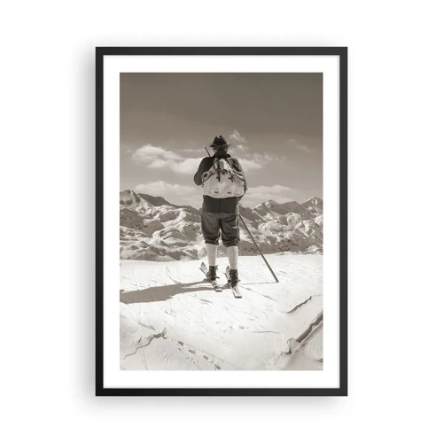 Poster in black frame - Mountains Are the Same - 50x70 cm