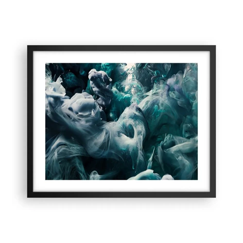 Poster in black frame - Movement of Colour - 50x40 cm