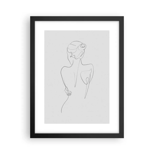 Poster in black frame - Music of the Body - 30x40 cm