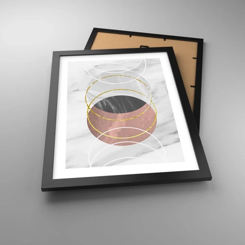 Poster in black frame - Music of the Spheres - 30x40 cm