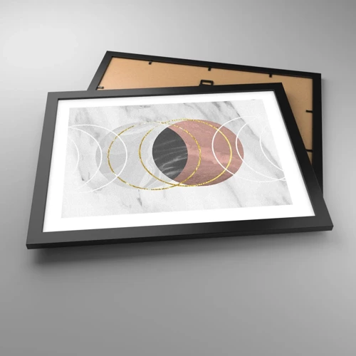 Poster in black frame - Music of the Spheres - 40x30 cm