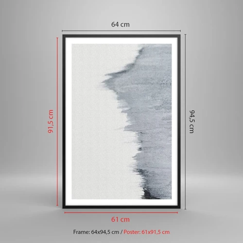 Poster in black frame - Mysterious Writing - 61x91 cm