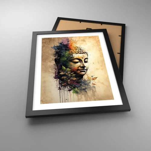 Poster in black frame - Namaste! - 30x40 cm