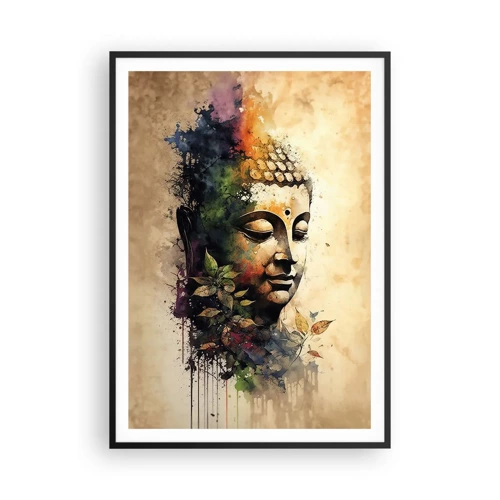 Poster in black frame - Namaste! - 70x100 cm