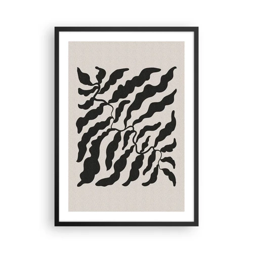 Poster in black frame - Nature of a Square - 50x70 cm