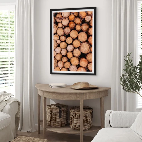 Poster in black frame - New Beginning - 70x100 cm