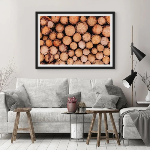 Poster in black frame - New Beginning - 91x61 cm