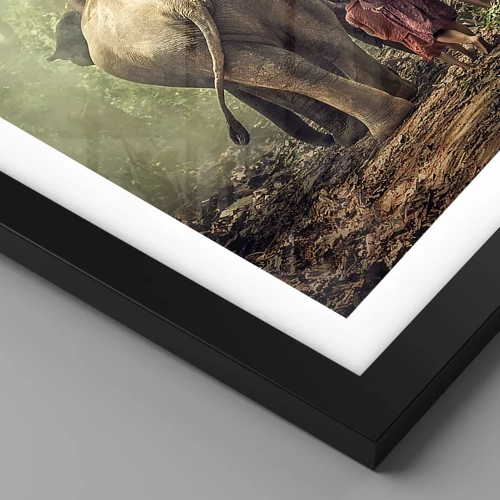 Poster in black frame - New Jungle Book - 50x70 cm