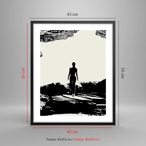 Poster in black frame - New Look - 40x50 cm