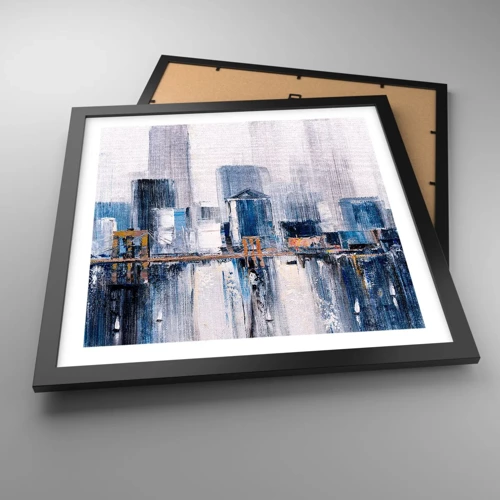 Poster in black frame - New York Impression - 40x40 cm