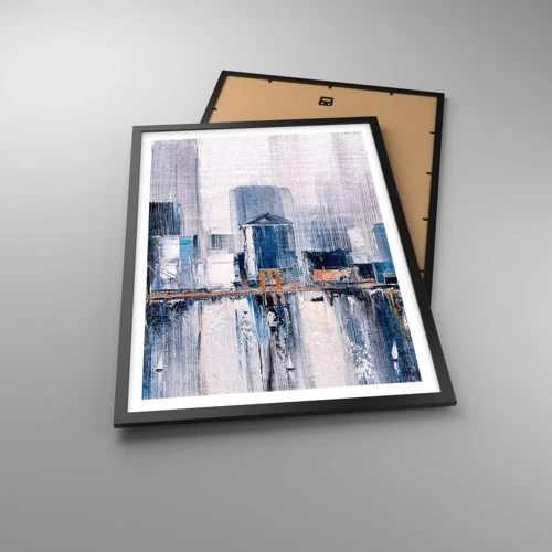 Poster in black frame - New York Impression - 50x70 cm